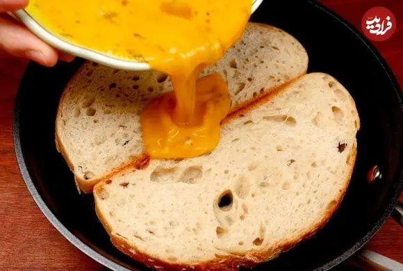 ببینید| طرز تهیه ساندویچ تخم مرغ برای شام به روش چینی ها