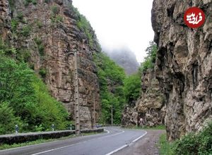 (عکس) سفر به تاریخ؛ «جاده چالوس را این کارگران ساختند»؛ سال 1310