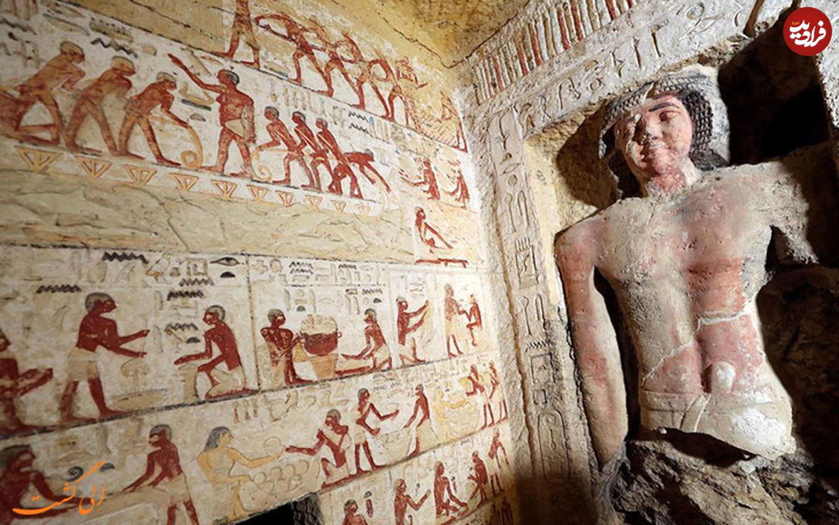 (ویدیو) کشف آرامگاه حیرت انگیز 4400 ساله در مصر 
