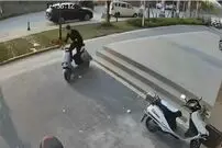 (ویدیو) این پیاده رو موتورسوارها را زمین می‌زند!