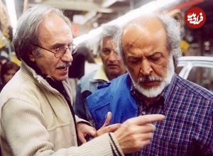 عکس؛ سفر در زمان؛ ظاهر خاص «ایرج قادری در کنار مرتضی عقیلی»؛ سال 1353