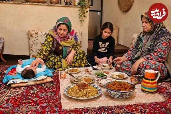 ببینید| غذای روستایی در ایران؛ پخت خورشت با کدو حلوایی در روستایی زیبا