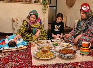 ببینید| غذای روستایی در ایران؛ پخت خورشت با کدو حلوایی در روستایی زیبا