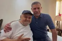 عکس| سفر زمان؛ ژست بامزه «اکبر عبدی» در فیلم «ای ایران»؛ سال 68