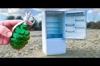 (ویدئو) اگر ترقه و بمب های صوتی را در یخچال منفجر کنید، چه اتفاقی می افتد؟