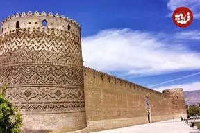 عکس؛ سفر در زمان؛ عکس قدیمی از ارگ کریمخان زند در شیراز سال ۱۳۱۶ خورشیدی