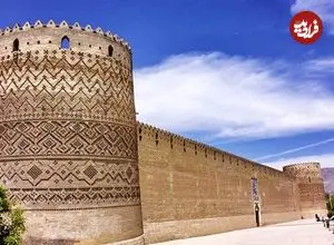 عکس؛ سفر در زمان؛ عکس قدیمی از ارگ کریمخان زند در شیراز سال ۱۳۱۶ خورشیدی