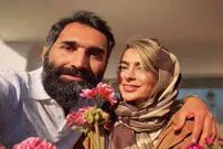 عکسی عاشقانه  و خاص از سمانه پاکدل و هادی کاظمی در نوروز 