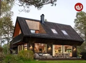 تصاویر| این ویلا برنده جایزه بهترین خانه جنگلی سال شد