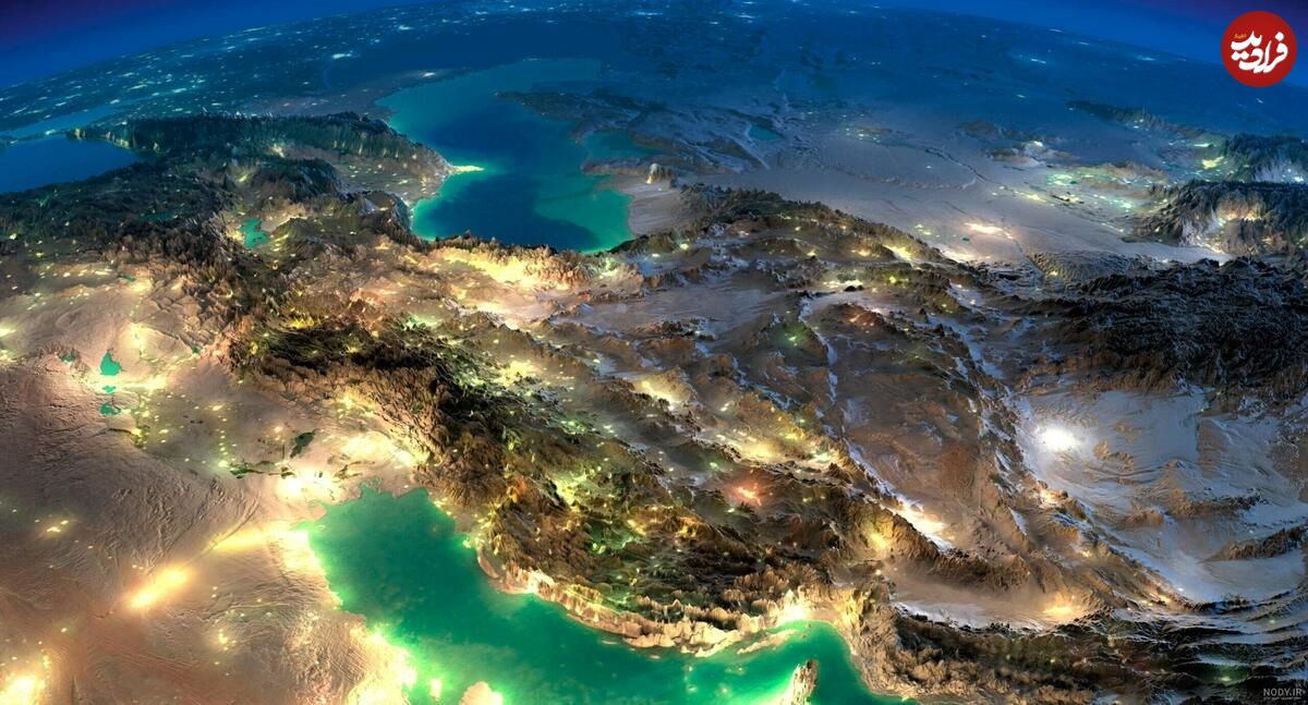 (عکس) روستای عجیبی که نقشه هوایی اش شبیه به نقشه ایران است!