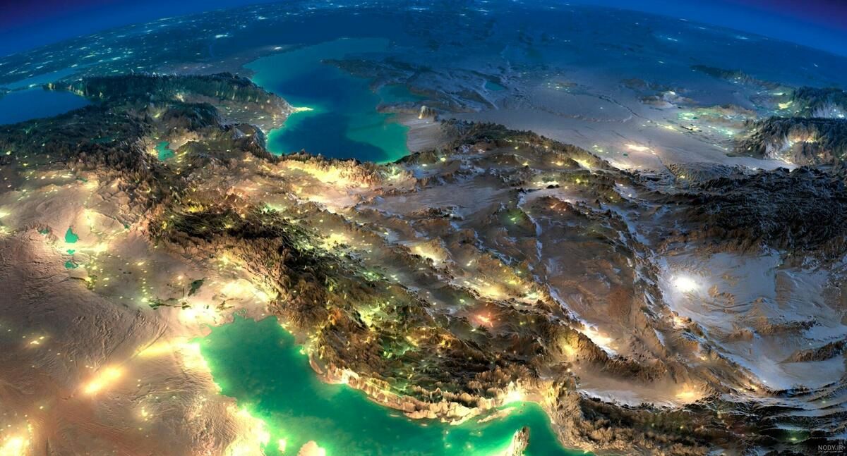 (عکس) روستای عجیبی که نقشه هوایی اش شبیه به نقشه ایران است!