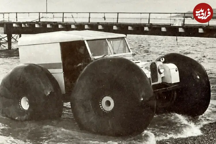 عکس| لندرور عجیب سال 1969؛ خودرویی برای زمین و آب! 