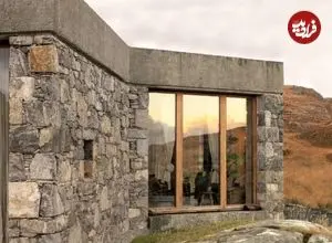 تصاویر؛ برنده خانه سال 2025؛ کاملا از سنگ و چوب، استتار در طبیعت