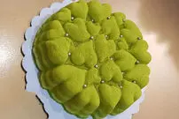 طرز تهیه دسر طالبی با روکش مخملی