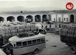 عکس| سفر در زمان؛ حمله شبانه راهزنان به یک اتوبوس در حوالی تاکستان!