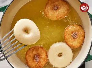 طرز تهیه دونات خانگی نرم و پف‌دار با روکش شکلاتی