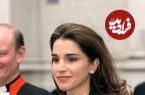 عکس؛ سفر در تاریخ؛ «ملکه رانیا در لباس عروس و پادشاه اردن در لباس نظامی»؛ سال 72