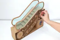 (ویدئو) نحوه درست کردن پله برقی دست ساز با کارتن مقوایی