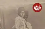 عکس| سفر زمان؛ یک کودک ثروتمند ایرانی سوار بر یک «اسبچه»؛ دوران قاجار