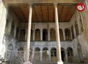 عکس؛ سفر در زمان؛ عمارت ملک‌التجار زیر سایه کوهستان؛ یکی از نادرترین خانه‌های اعیانی قاجار