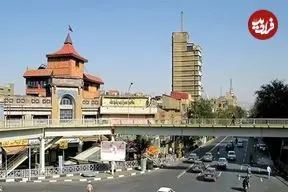 عکس| سفر به ایران قدیم؛ «میدان مخبرالدوله تهران» در دهه 20 شمسی