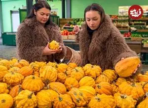 ببینید| غذای روستایی در اوکراین؛ پخت کدو تنبل کوچک پر شده با گوشت، قارچ و گوجه در تنور