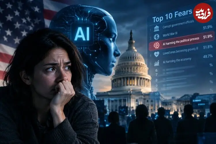 هوش مصنوعی در فهرست ۱۰ ترس بزرگ آمریکایی‌ها قرار گرفت