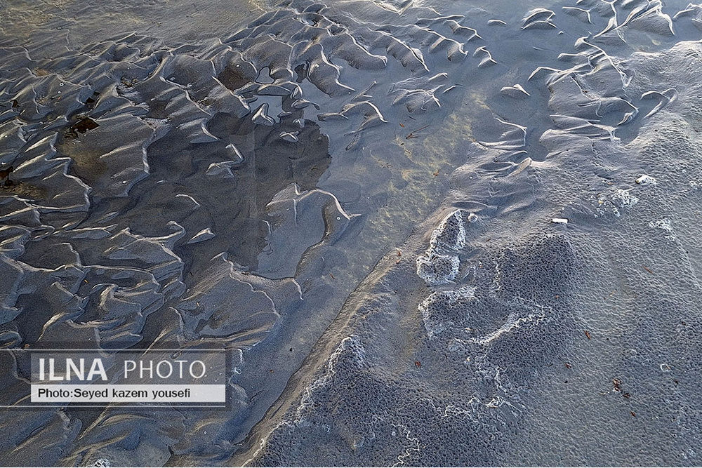 عکس جگرسوز و افسوس برانگیز از وضعیت اسفناک دریاچه ارومیه