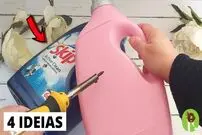 (ویدئو) 4 ایده ای که شما را قانع می کند، بطری مایع لباسشویی را دور نیندازید