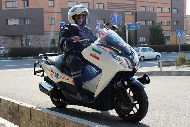 جابه‌جایی کلیه در تهران با موتور !