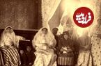 عکس؛ سفر در زمان؛ عکس آتلیه‌ای مادر و دختر ایرانی در دوران قاجار!