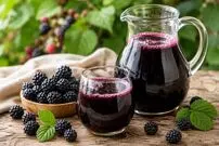 شربت توت سیاه را به راحتی در منزل تهیه کنید