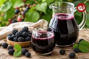 شربت توت سیاه را به راحتی در منزل تهیه کنید