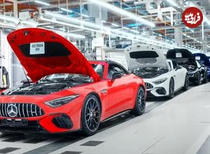 ببینید؛ مراحل صفر تا صد تولید مرسدس بنز AMG SL در آلمان