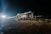 عکس| واژگونی مرگبار در یزد