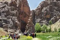 عکس| سفر زمان؛ منظرۀ خیمه‌های سلطنتی در «تنگه واشی»؛ 130 سال قبل