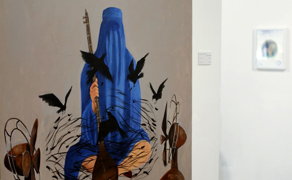 تصاویر/ نخستین نمایشگاه هنرهای تجسمی افغانستان