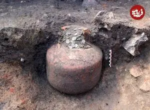 «کوزه‌های گنج 1700 ساله» از زیر خانه‌های دوران روم باستان بیرون آمدند