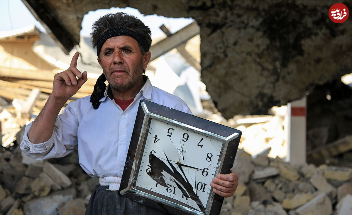 تصاویر/ زندگی مردم ازگله سه روز بعد از زلزله