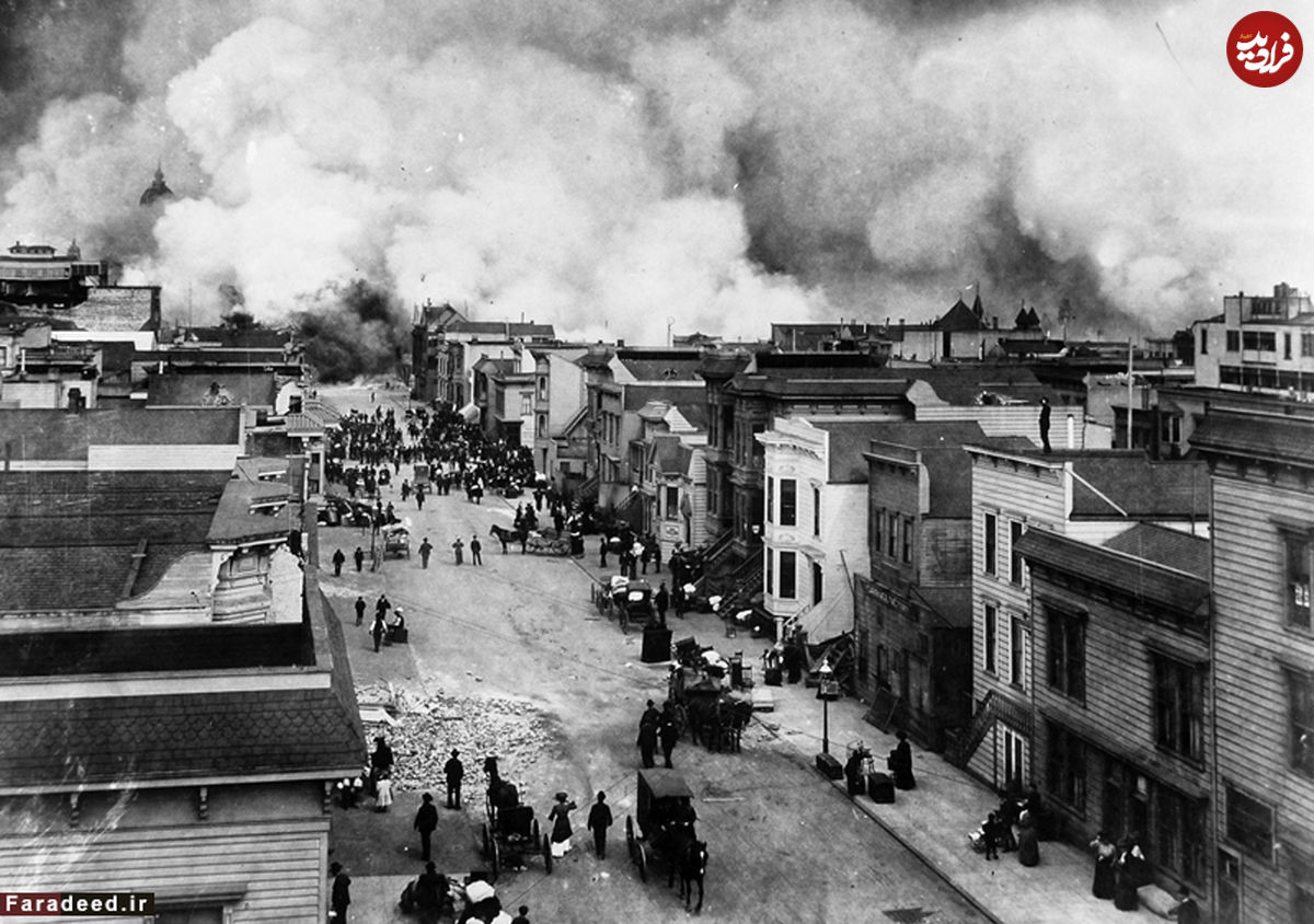 تصاویر/ فاجعه سانفرانسیسکو 110 سال قبل
