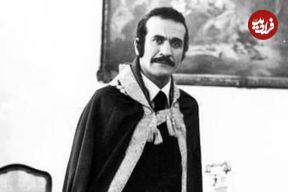 عکس؛ سفر در زمان؛ «فریدون فرخزاد» در کنار پسر و همسر آلمانی اش؛ سال 1350