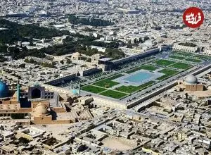 عکس| سفر به ایران قدیم؛ چشم‌انداز اصفهان و میدان نقش جهان در یک قرن قبل