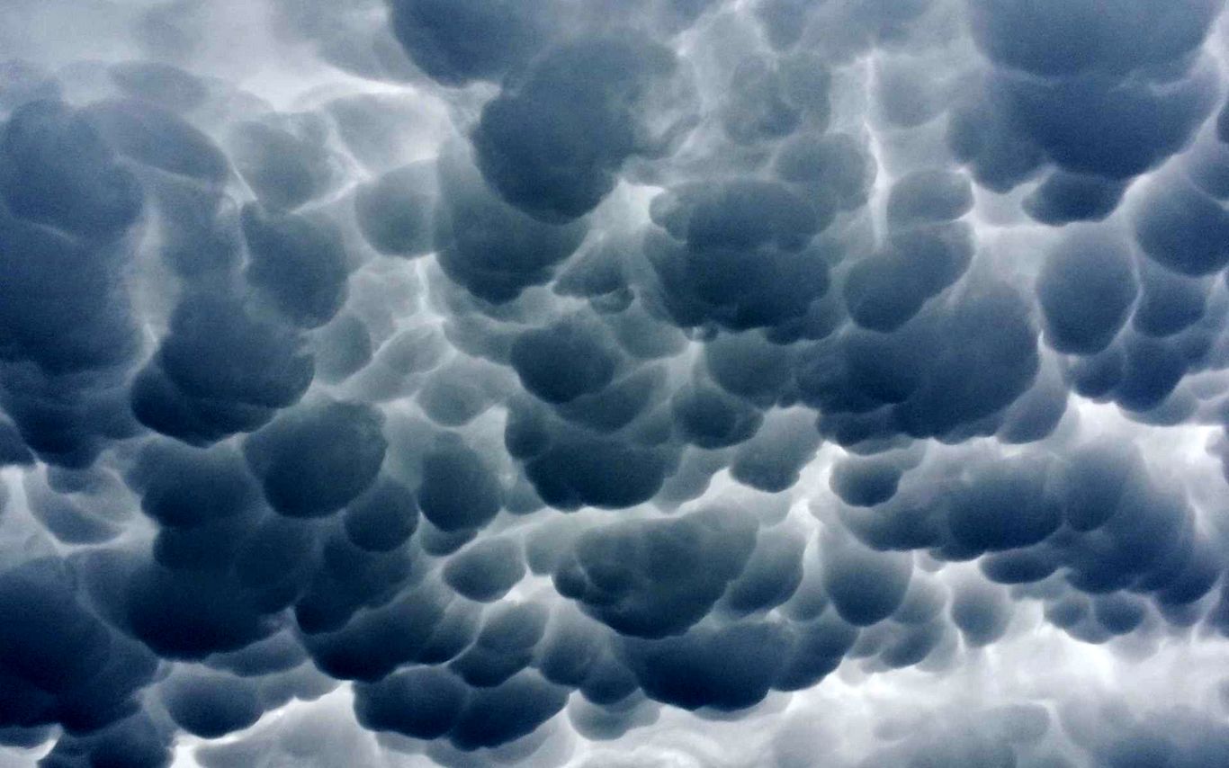 (ویدئو) ابر‌های شگفت‌انگیز ماماتوس در آسمان آرژانتین
