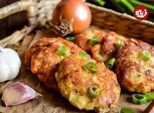 با سینه مرغ این کوکو ساده و خوشمزه را درست کنید!