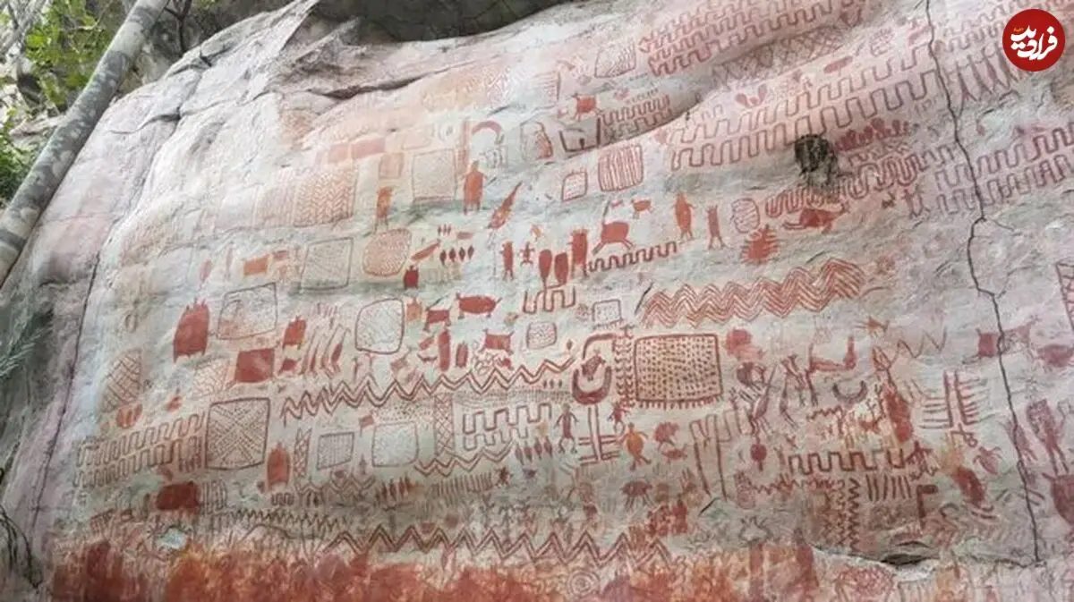 (عکس) هزاران نقاشی ۱۲هزار ساله‌ در اعماق تاریک آمازون