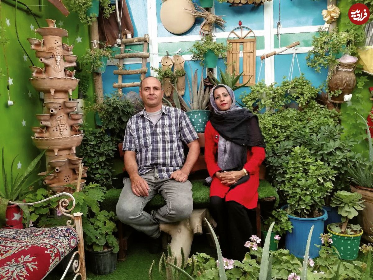 کوچهای در شیراز که با زباله سبز شد