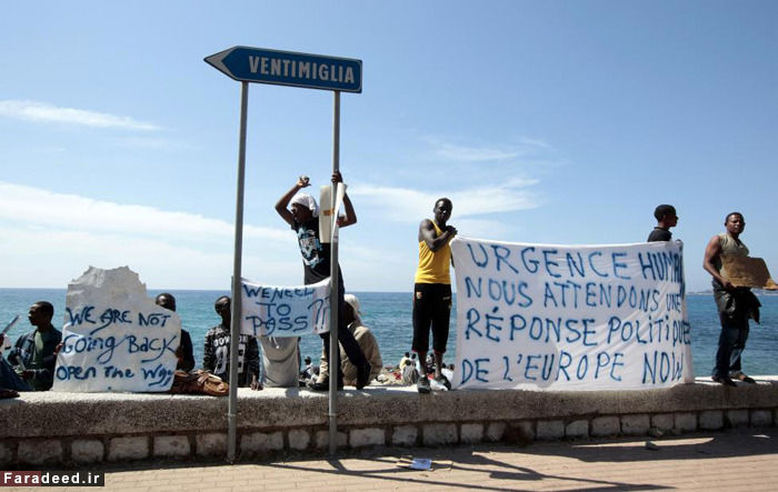 (تصاویر) مهاجران سرگردان در سواحل ایتالیا