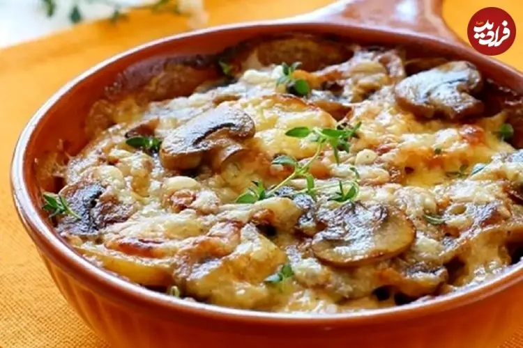 این پیش‌غذای خوشمزه و گیاهی را با قارچ درست کنید