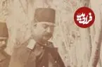 عکس| سفر زمان؛ «ناصرالدین شاه» در حال ناهار خوردن و گوش دادن به گزارش مقامات