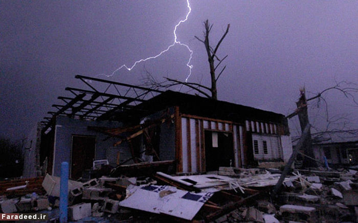 تصاویر/ گردباد و طوفان مرگبار در تگزاس
